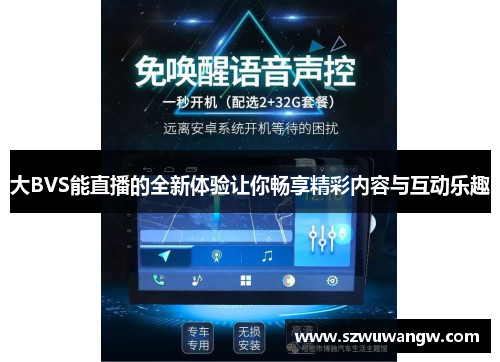 大BVS能直播的全新体验让你畅享精彩内容与互动乐趣